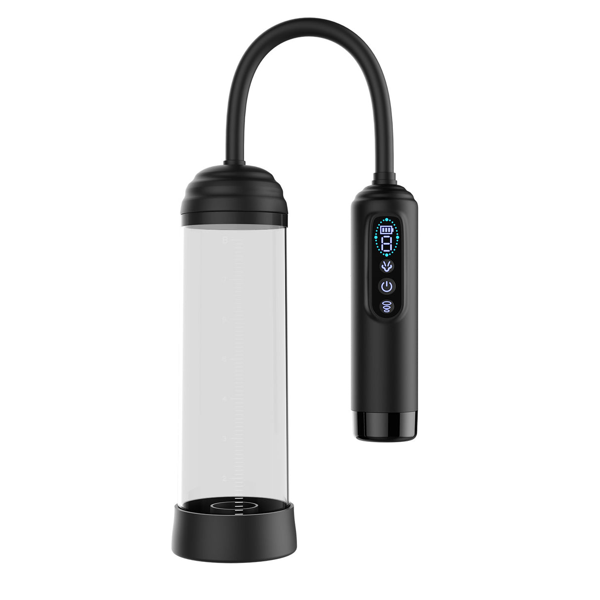 6-Level Smart Vacuum Penis Pump with LED Display & Silicone Comfort