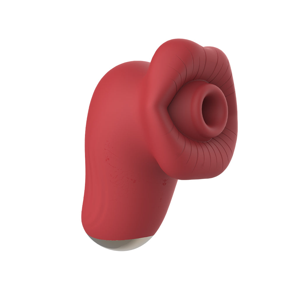 Lip-Shaped Clitoral Suction Vibrator with Dynamic Air Pulse System