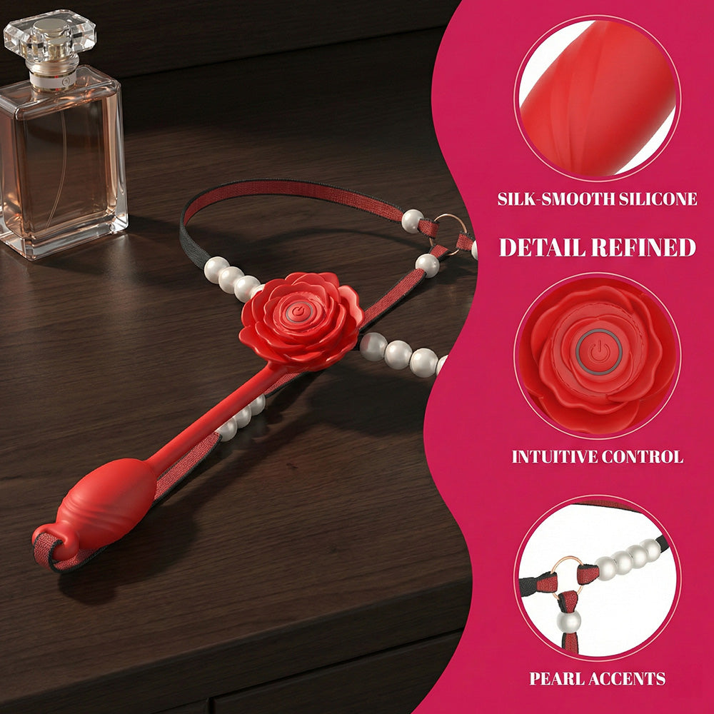 G-String Thong with Clitoral Vibrator and App Control