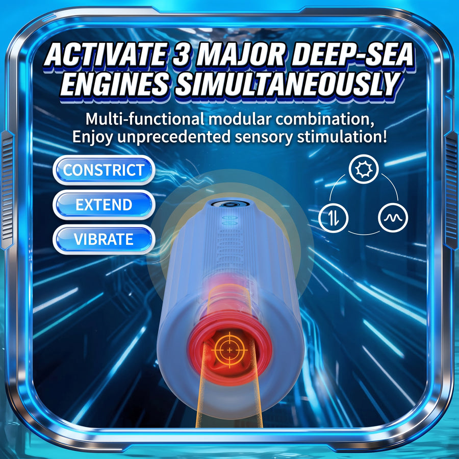 Submarine M2 - 360° Airbag & Telescopic Masturbator