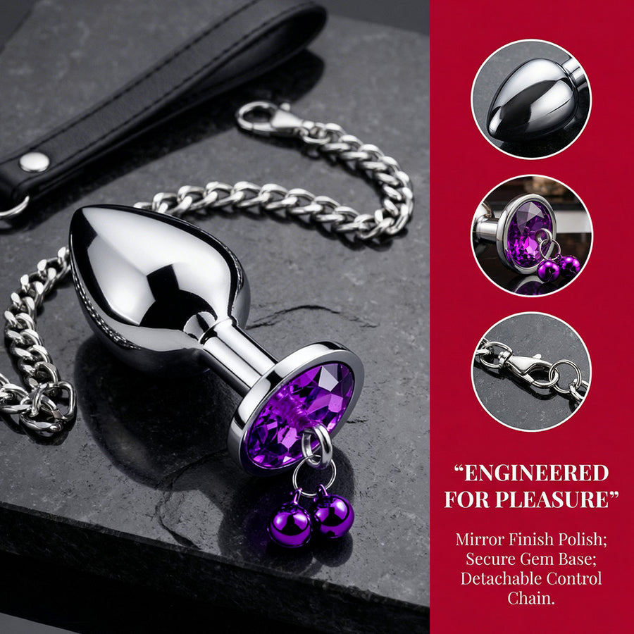 Anal Buttplug Trainer Set with Jewels