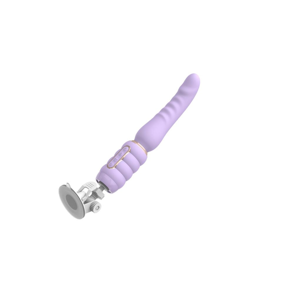 Thrusting, Vibrating & Heating Realistic Dildo Vibrator