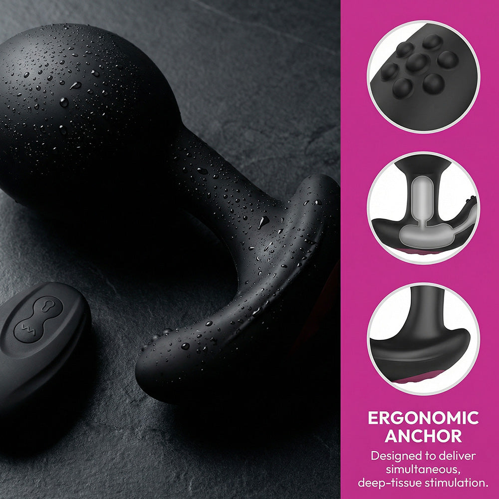 Handsfree Prostate Inflatable Vibrator