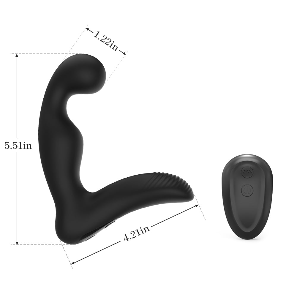 Small Inflatable Prostate Massager with Remote Control