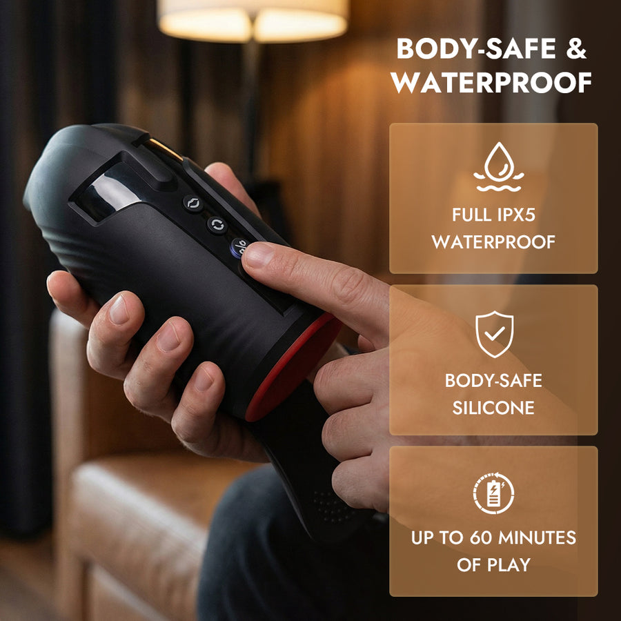 Glans & Ball Massager with Dual Vibration