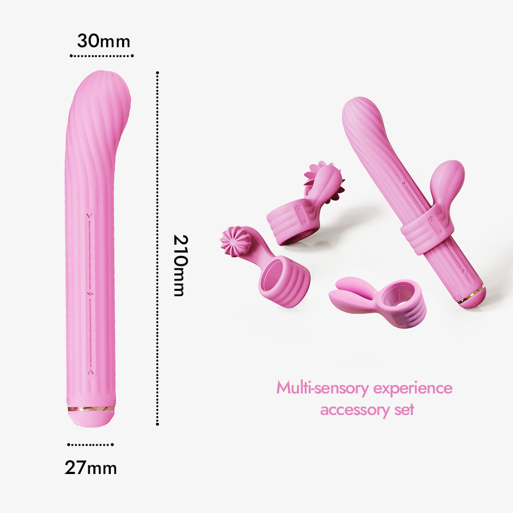 Four-Attachment Rabbit Vibrator