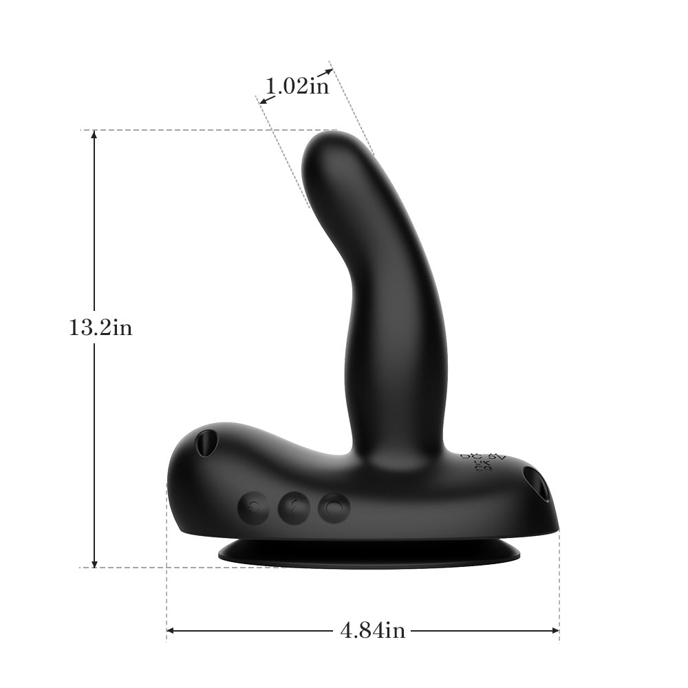 Medium Fingering Prostate Massager with Hands-Free Design