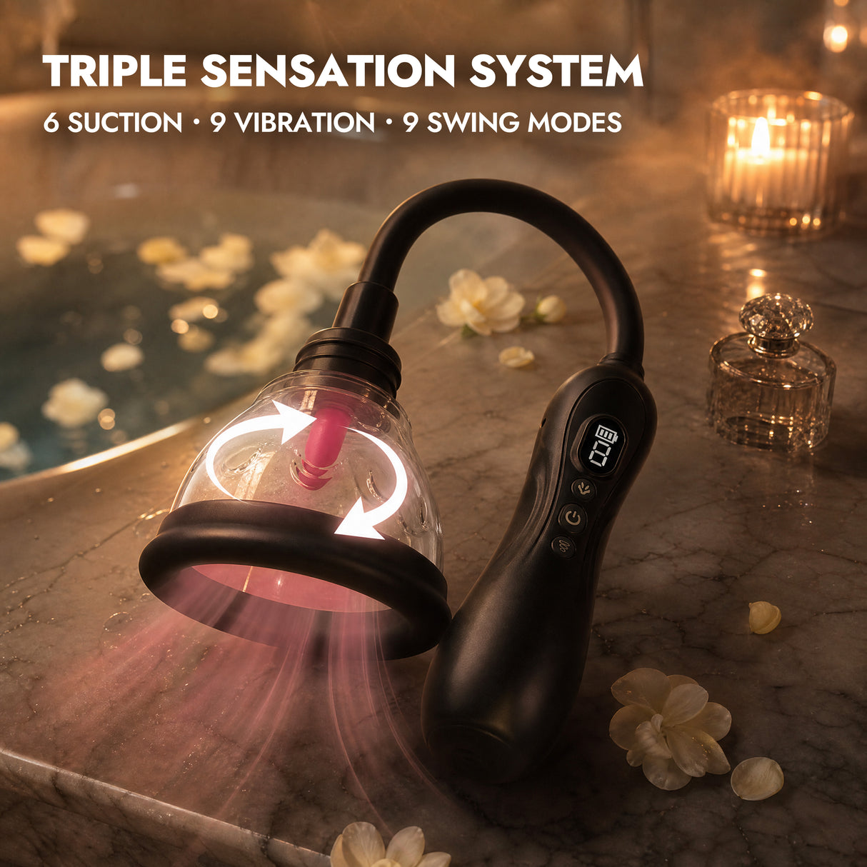 Triple Sensation Electric Pussy Pump & Nipple Stimulator