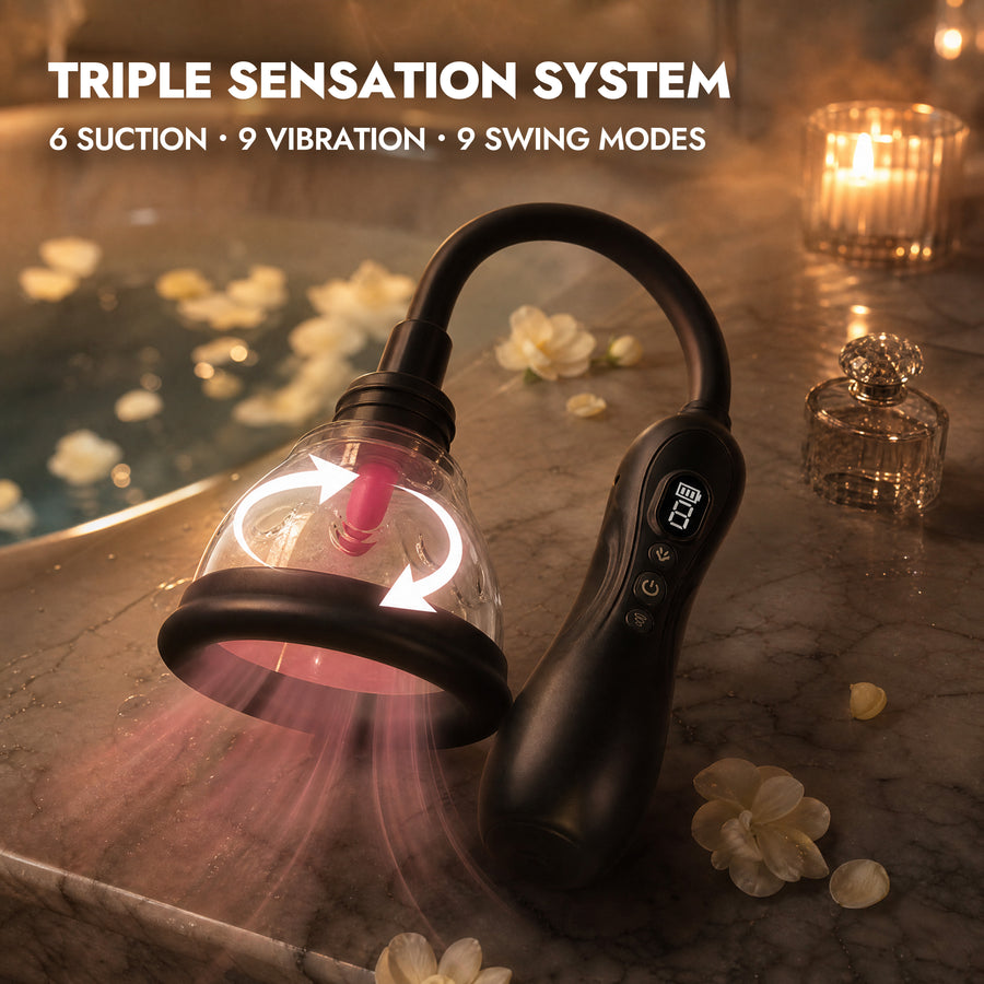 Triple Sensation Electric Pussy Pump & Nipple Stimulator