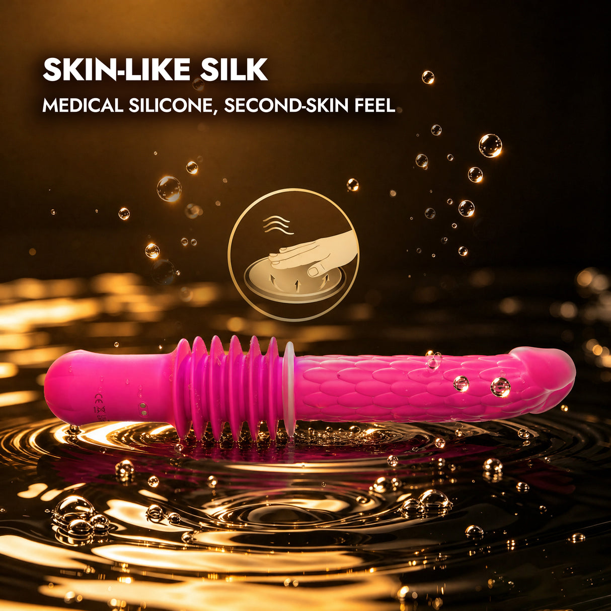 Thrusting, Vibrating & Heating Mini Sex Machine