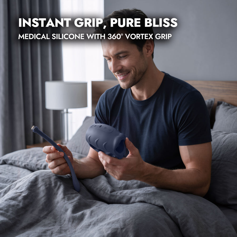 4-in-1 Male Penis Trainer with Dual Stimulation System
