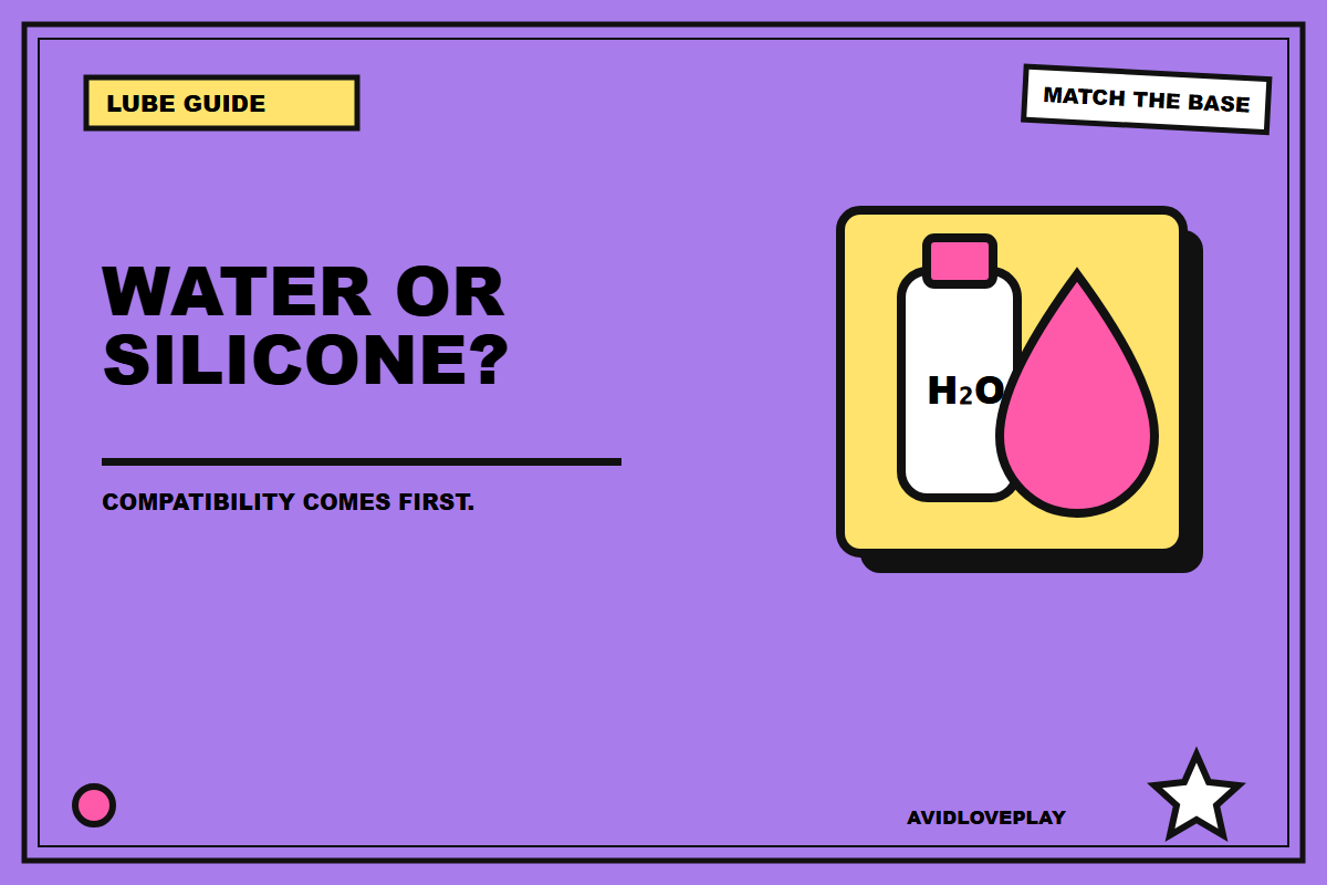Water-Based vs Silicone Lubricant for Sex Toys cover