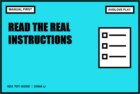 Editorial card: How to Read a Sex Toy Manual When the Feature List Is Confusing; manual first.