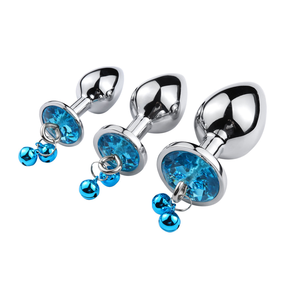 Anal Buttplug Trainer Set with Jewels