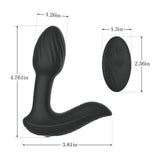 Medium Rotating Prostate Massager with Remote Control