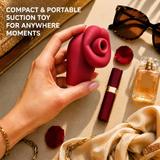Lip-Shaped Clitoral Suction Vibrator with Dynamic Air Pulse System