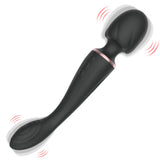 Medical-Grade Silicone Dual Motor Wand Massager G-Spot & Clitoral Vibrator