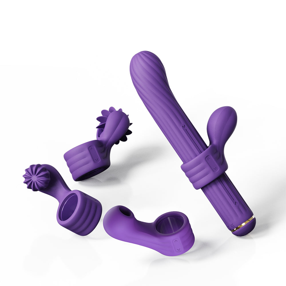 Four-Attachment Rabbit Vibrator