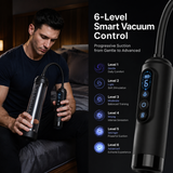 6-Level Smart Vacuum Penis Pump with LED Display & Silicone Comfort