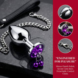 Anal Buttplug Trainer Set with Jewels