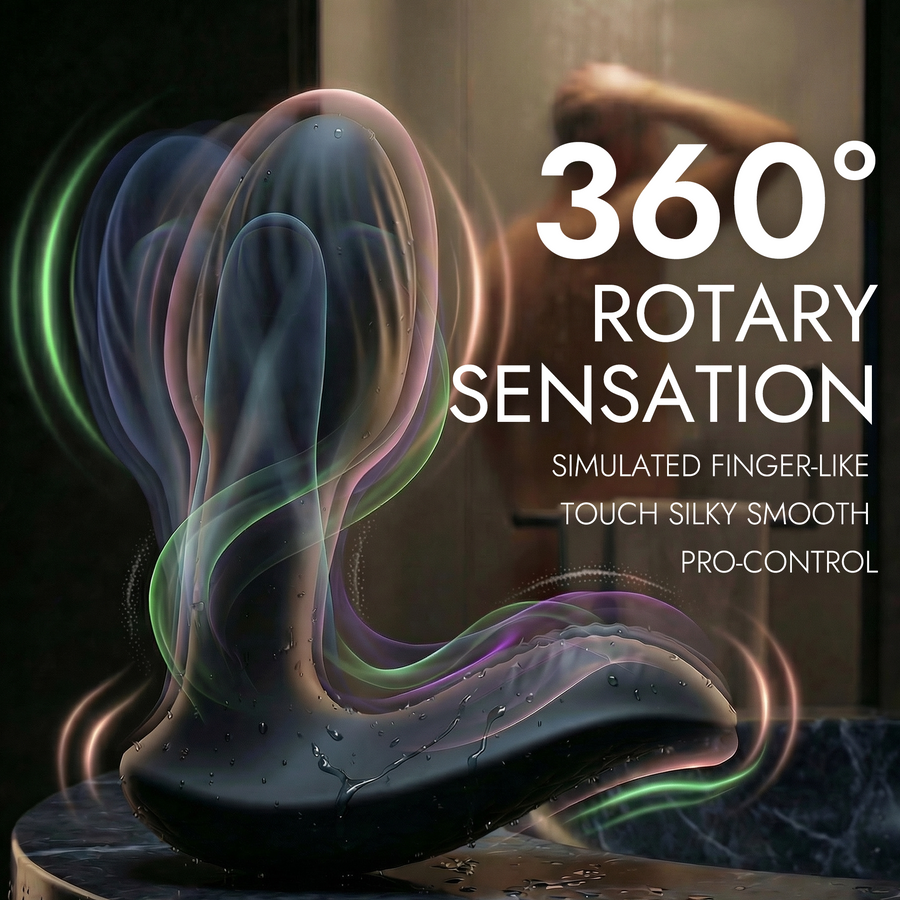 Medium Rotating Prostate Massager with Remote Control