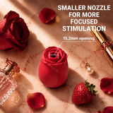 Compact Rose Max Suction Clitoral Vibrator with Patented Dynamic Suction System