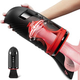 Premium 4-in-1 Rotating Masturbator with Suction & Testicle Vibration