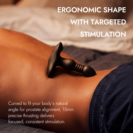Medium Thrusting Prostate Massager with Remote Control