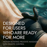 Medium Rotating Prostate Massager with Remote Control