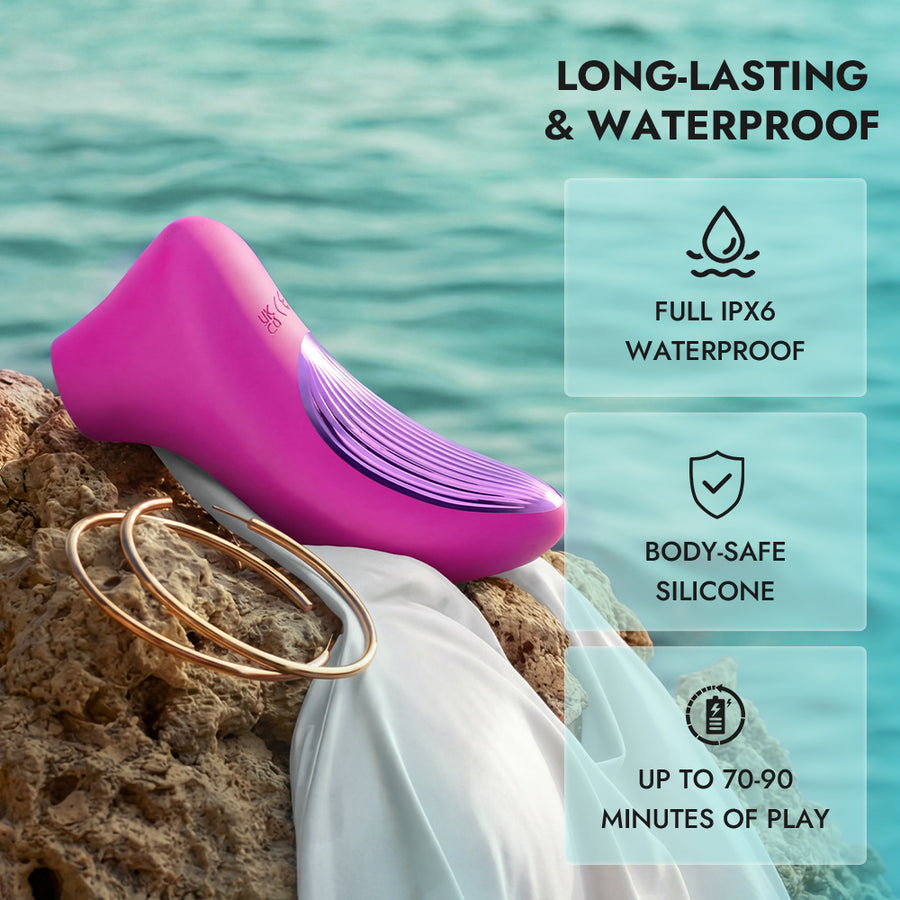 Ergonomic Max Suction Clitoral Vibrator with Patented Dynamic Suction System