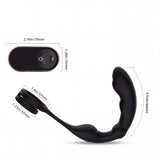 Small 3-in-1 Vibration Prostate Massager with Cock Ring & Perineum Stimulation