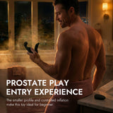 Small Inflatable Prostate Massager with Remote Control