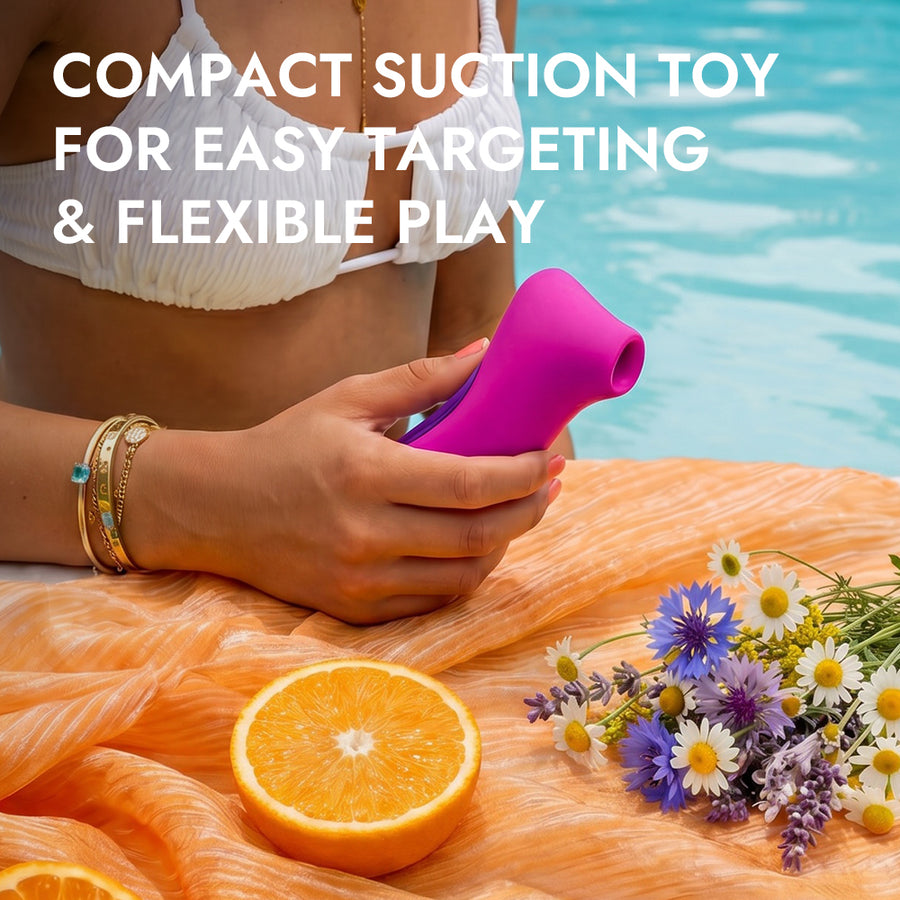 Ergonomic Max Suction Clitoral Vibrator with Patented Dynamic Suction System