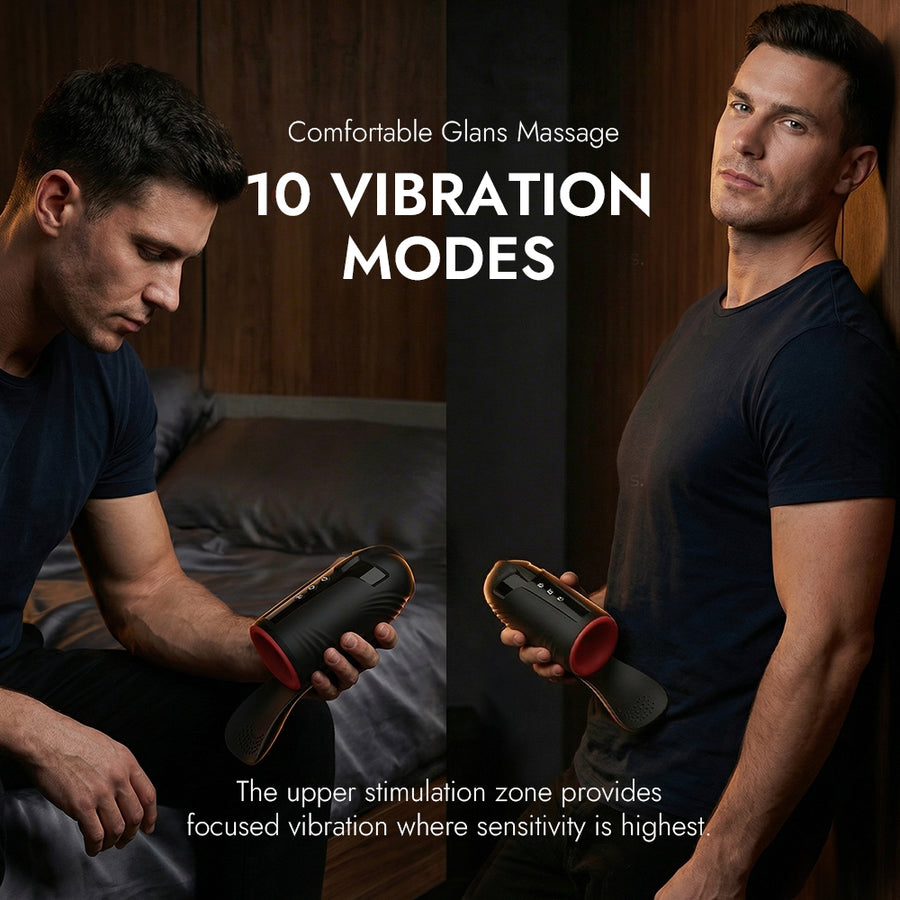 Glans & Ball Massager with Dual Vibration