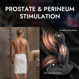 Small Fingering Prostate Massager with Perineum Stimulator, Beginner Friendly
