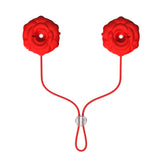 App-Controlled Rose Nipple Clamps with 9 Vibration Modes
