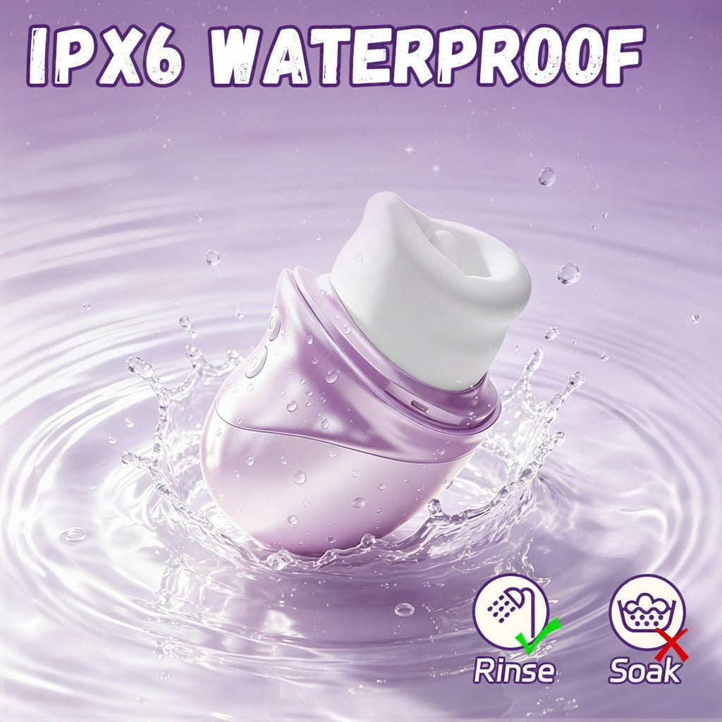 Magic Pod SoftWave Heated Clitoral Tongue & Suction Vibrator