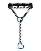 Heart Choker Collar O-ring Slip Chain
