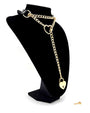 Slip Chain Necklace Heart Locker With Key