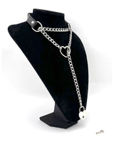 Slip Chain Necklace Heart Locker With Key