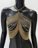 Metal Chain Tassel Party Body Chain