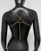 Pearl Chest Chain Accessories Body Chain