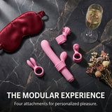 Four-Attachment Rabbit Vibrator