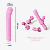 Four-Attachment Rabbit Vibrator
