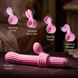 Four-Attachment Rabbit Vibrator