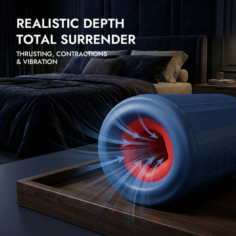 Submarine Thrusting, Contracting & Vibrating Penis Masturbator