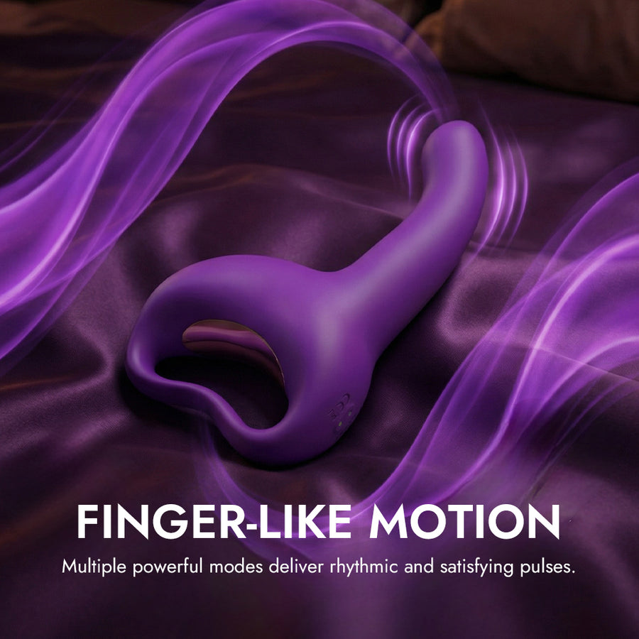 Medium Fingering Prostate Massager with Dual Motor