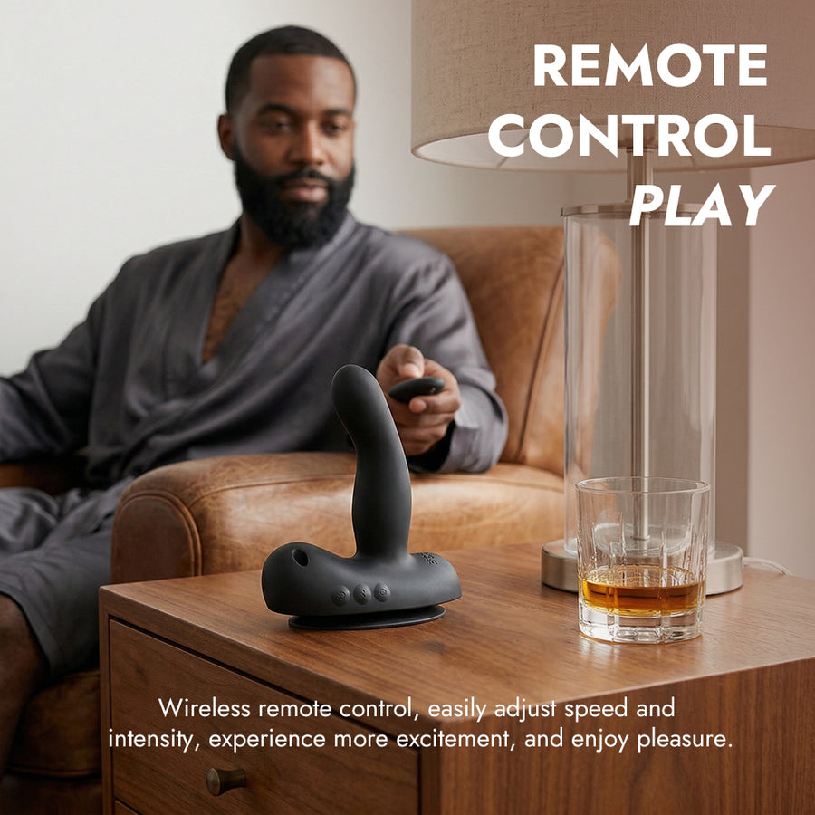 Medium Fingering Prostate Massager with Hands-Free Design