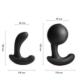 Large Inflatable Prostate Massager with Remote Control