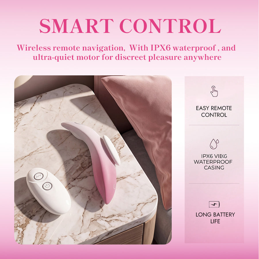 Wearable Butterfly Clitoral Vibrator